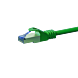 Cat6a netwerkkabel 2m groen 100% koper - dubbel afgeschermd