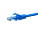 Cat5e netwerkkabel 0,25m blauw 100% koper - niet afgeschermd