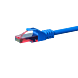 Cat6 netwerkkabel 0,15m blauw 100% koper - niet afgeschermd
