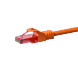 Cat6 netwerkkabel 3m oranje - 100% koper niet afgeschermd