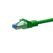Cat6a netwerkkabel 50m groen 100% koper - dubbel afgeschermd