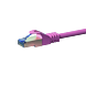 Cat6a netwerkkabel 1m roze 100% koper - dubbel afgeschermd
