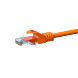 CAT5e netwerkkabel 1,50m oranje - niet afgeschermd - CCA