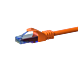 Cat6a netwerkkabel 20m oranje 100% koper - niet afgeschermd