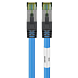 Cat8 netwerkkabel 5m blauw 100% koper - dubbel afgeschermd