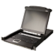 1U 17 inch KVM console met 8 port KVM Switch x PS/2