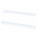 L-profiel 2-pack geschikt voor 600mm diepe wandkasten - wit