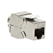 Cat6a keystone netwerkstekker (zonder gereedschap) - afgeschermd