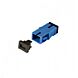 Singlemode keystone koppeling SC-SC simplex blauw