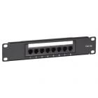 10 inch CAT5e UTP patchpaneel - 8 poorts