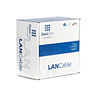 DANICOM Cat6a netwerkkabel op rol 100m soepel PVC (Fca) - dubbel afgeschermd