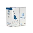 Cat6 netwerkkabel op rol 305m stug grijs CCA - dubbel afgeschermd