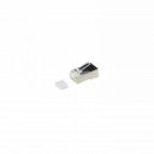 Cat6 netwerkstekker RJ45  - afgeschermd - met hulpstukjevoor soepele kern