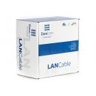 DANICOM Cat6a netwerkkabel op rol 100m soepel PVC (Fca) - dubbel afgeschermd