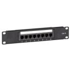 10 inch CAT6 UTP patchpaneel - 8 poorts