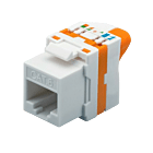 Cat6 keystone netwerkstekker (zonder gereedschap) twist - niet afgeschermd