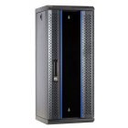 10 inch 15U serverkast met glazen deur 312x310x752mm (BxDxH)