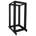27U relay rack op wielen 600x800x1400mm (BxDxH)