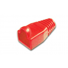 Netwerk kabelschoen Rood RJ45 