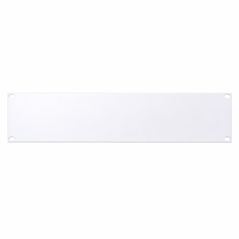 19 inch afdekpaneel - 2U wit