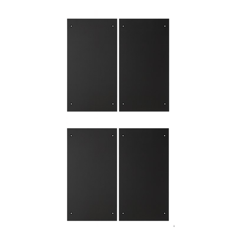 Datacenter set zijpanelen voor 52U kasten, 1000mm diep