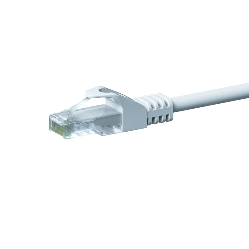 CAT5e netwerkkabel 2m wit - niet afgeschermd - CCA