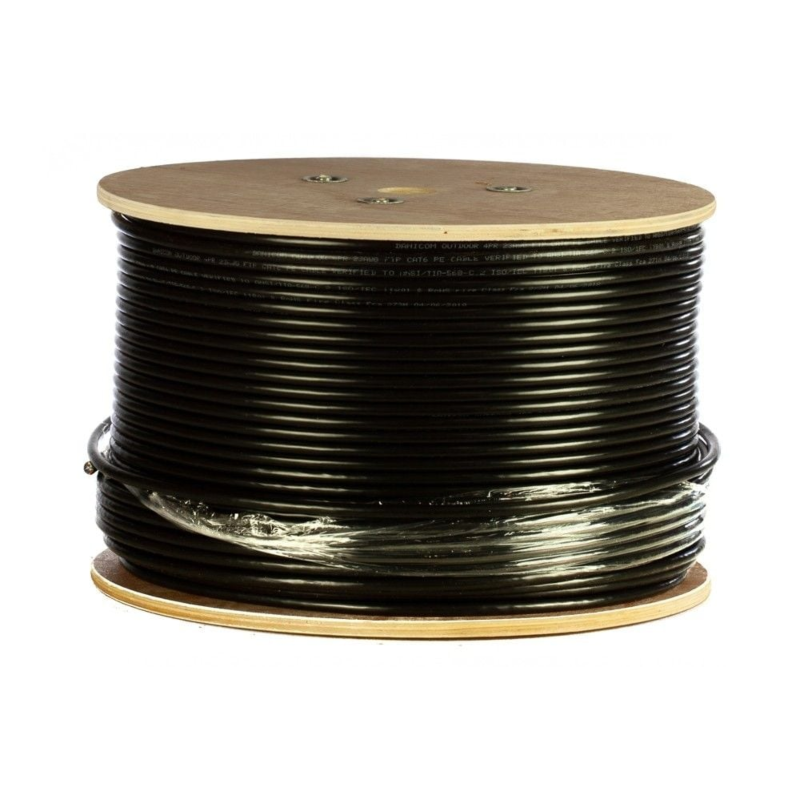 DANICOM CAT7 S/FTP 305m Buitenkabel op rol stug -  PE (Fca)