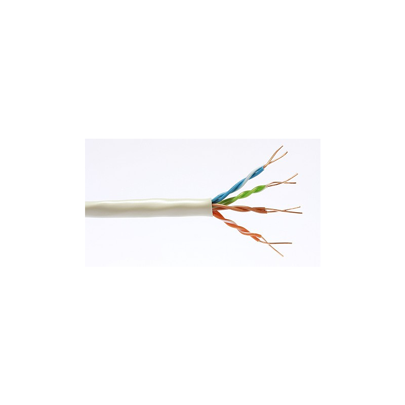 Cat6 netwerkkabel op rol 100m stug 100% koper Belden 7965E - niet afgeschermd