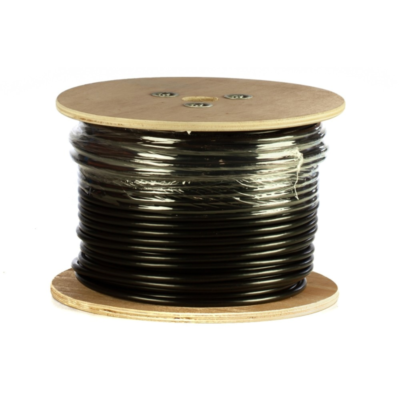 DANICOM Cat6a netwerkkabel voor buiten op rol 305m stug PE (Fca) -  onafgeschermd