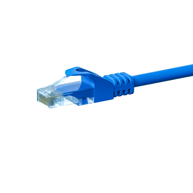 Cat5e netwerkkabel 30m blauw 100% koper - niet afgeschermd