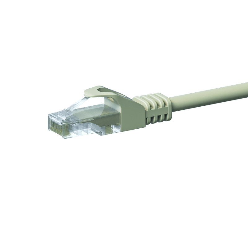CAT5e netwerkkabel 7,50m grijs - niet afgeschermd - CCA