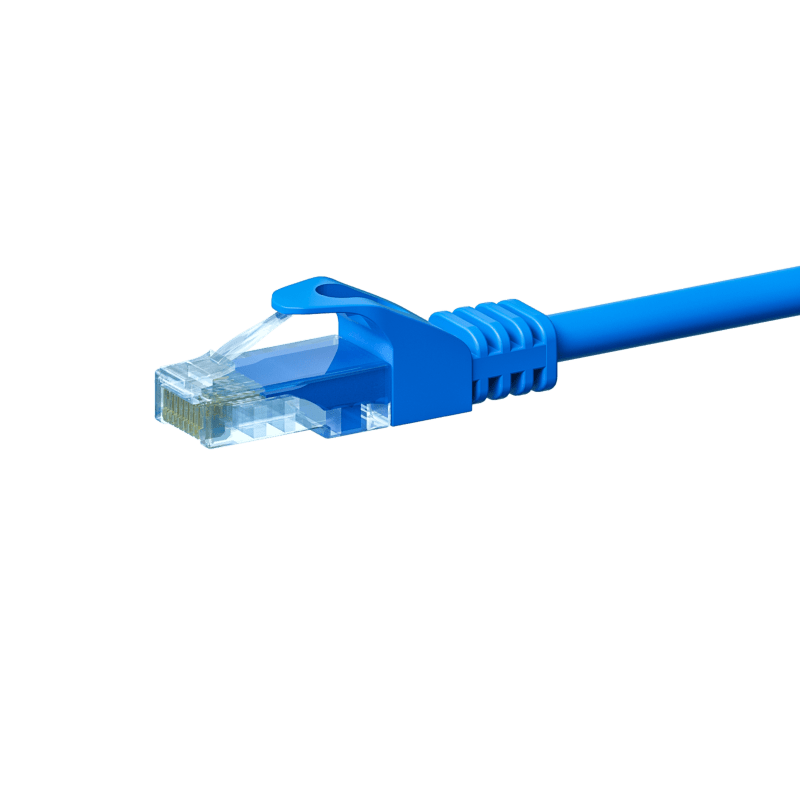 CAT5e netwerkkabel 1m blauw - niet afgeschermd - CCA