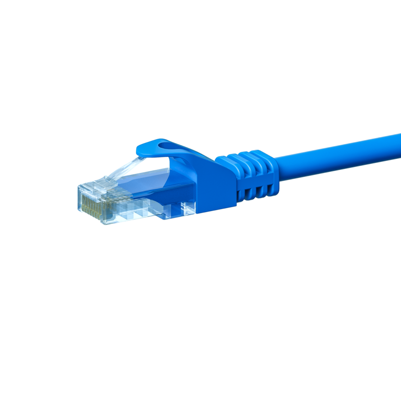 CAT5e netwerkkabel 3m blauw - niet afgeschermd - CCA