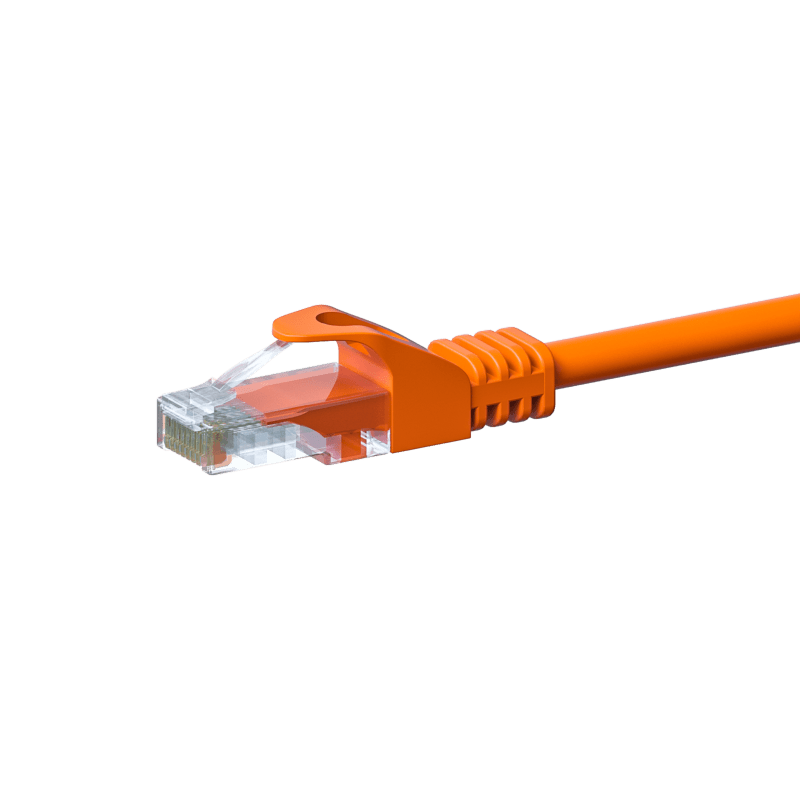 CAT5e netwerkkabel 1,50m oranje - niet afgeschermd - CCA