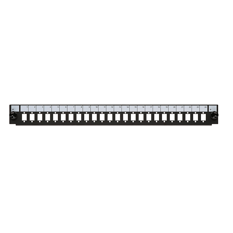Front LC/SC/E2000 24 poorts simplex/duplex geschikt voor universele glasvezel lade