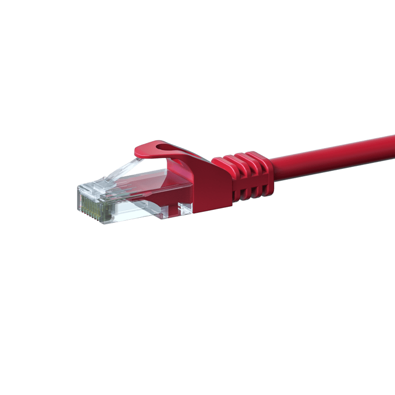 Cat6 netwerkkabel 2m rood - niet afgeschermd - CCA
