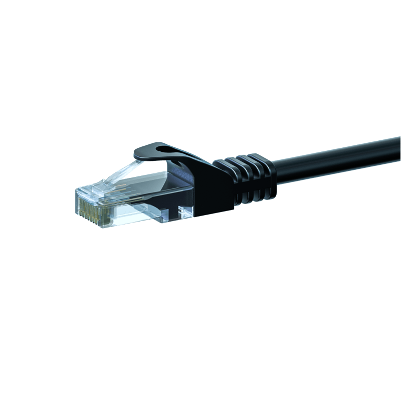 Cat6 netwerkkabel 5m zwart - niet afgeschermd - CCA