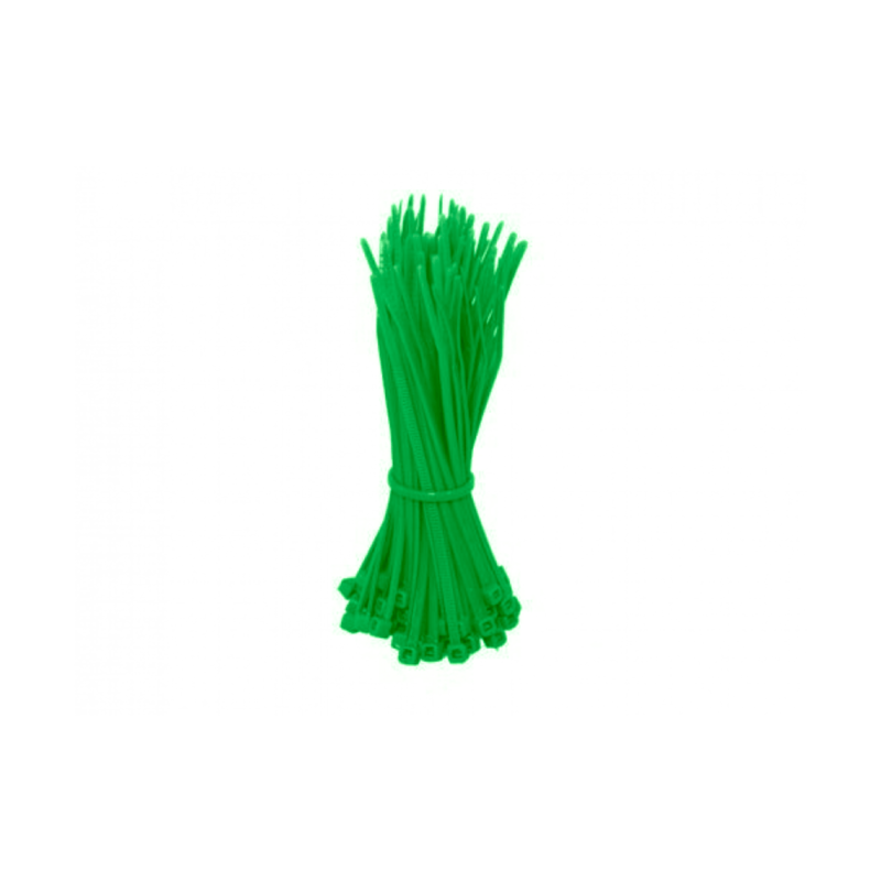 Tiewraps 140mm groen - 100 stuks