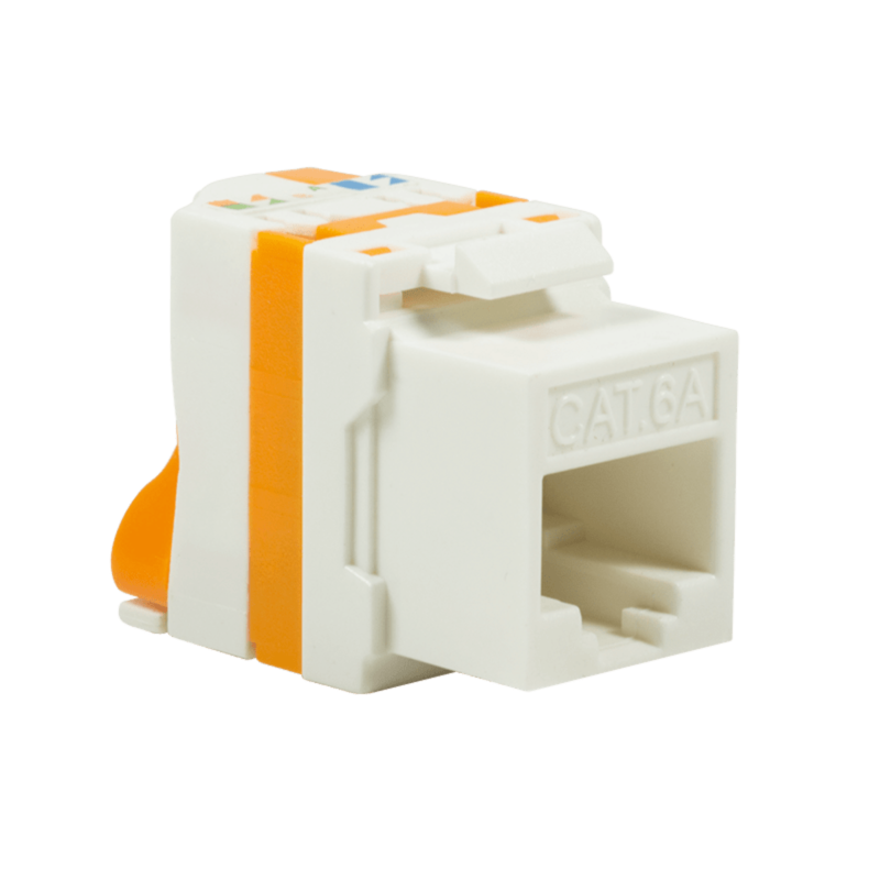 Cat6a keystone netwerkstekker (zonder gereedschap) twist - afgeschermd
