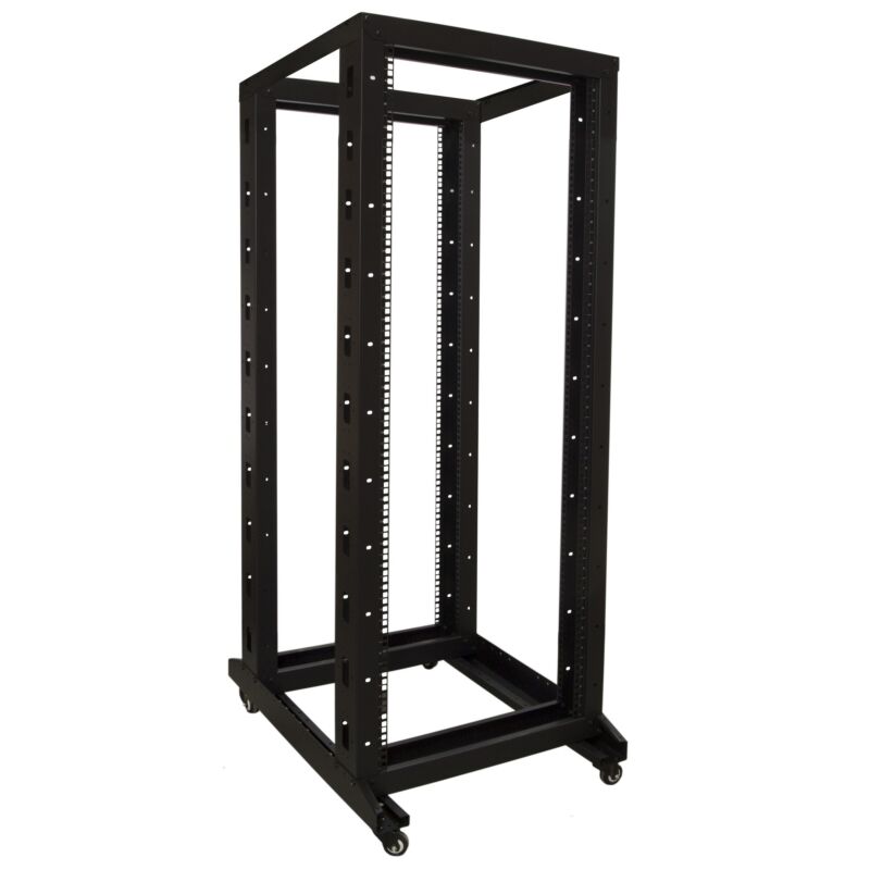 32U relay rack op wielen 600x800x1600mm (BxDxH)