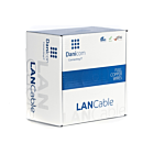 DANICOM Cat6a netwerkkabel op rol 100m soepel PVC (Fca) - dubbel afgeschermd