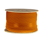 DANICOM Cat7 netwerkkabel op rol 305m stug LSZH (Dca) - dubbel afgeschermd