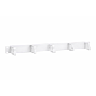 19 inch kabelhouder metaal 1U - wit