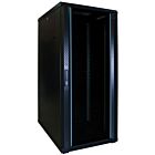 27U serverkast met glazen deur 600x800x1400mm (BxDxH)