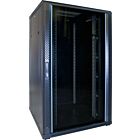 27U serverkast met glazen deur 800x800x1400mm (BxDxH)