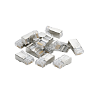 DANICOM FTP CAT6 RJ45 Connector - voor stugge kern - 10 stuks
