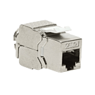 Cat6a keystone netwerkstekker (zonder gereedschap) - afgeschermd