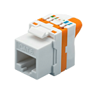 Cat6 keystone netwerkstekker (zonder gereedschap) twist - niet afgeschermd