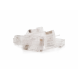 CAT5e netwerkstekker RJ45 - niet afgeschermd - voor stugge en soepele kern - 10 stuks