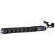 19 inch 8 voudige stekkerdoos - Surge Protection Device - Penaarde